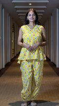 Printed Yellow Co-ord Set