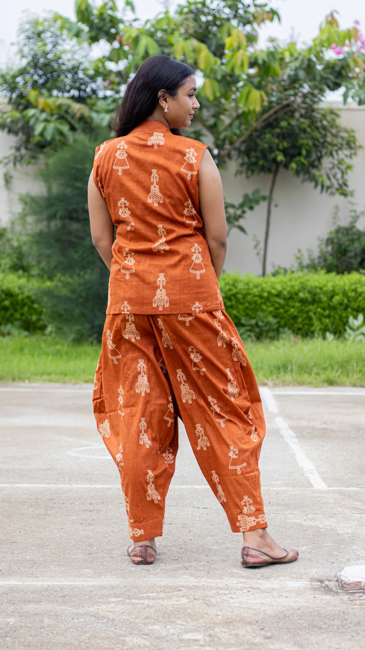 Rust Collar Co-ord Set