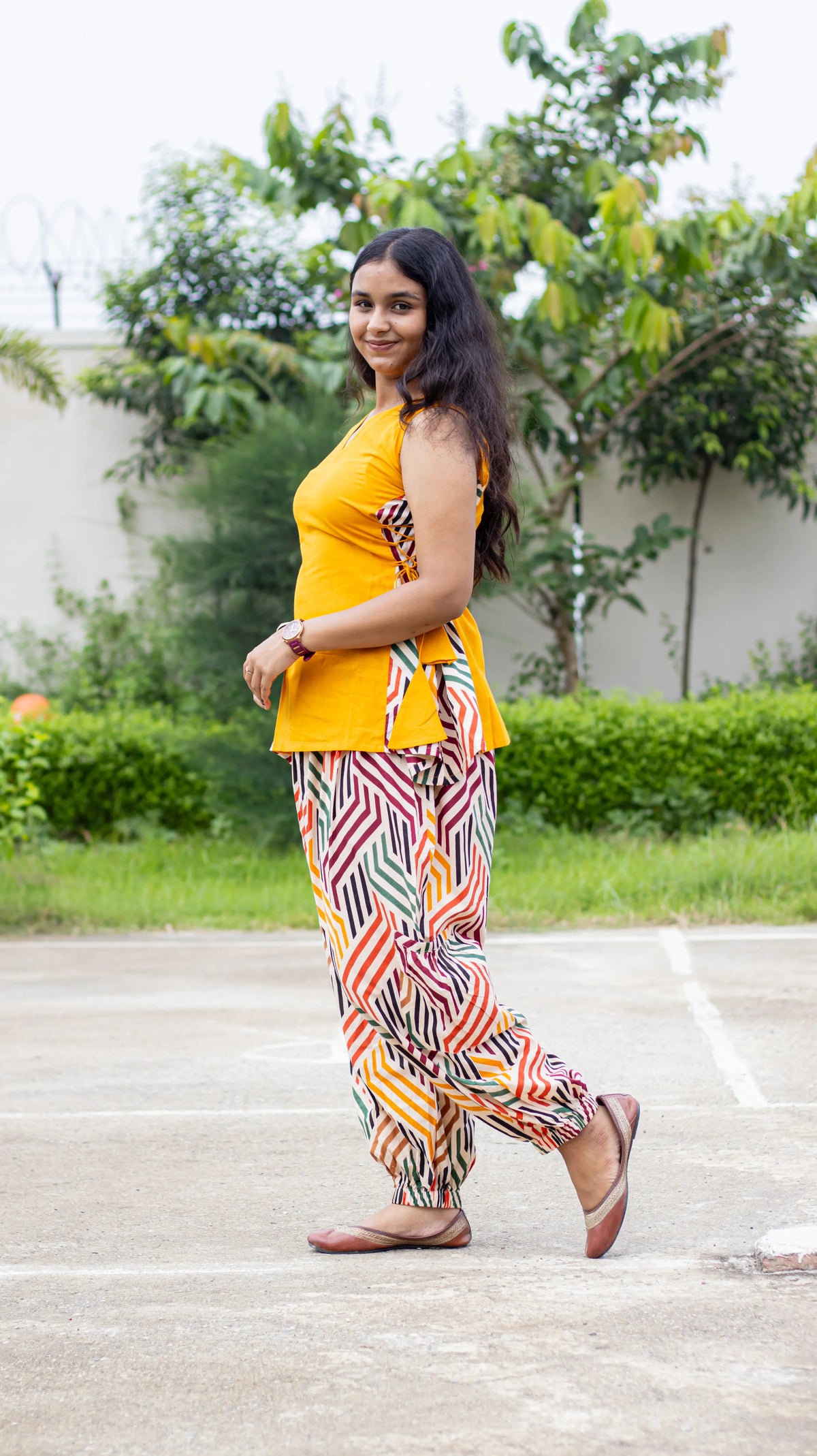 Printed Yellow Co-ord Set II