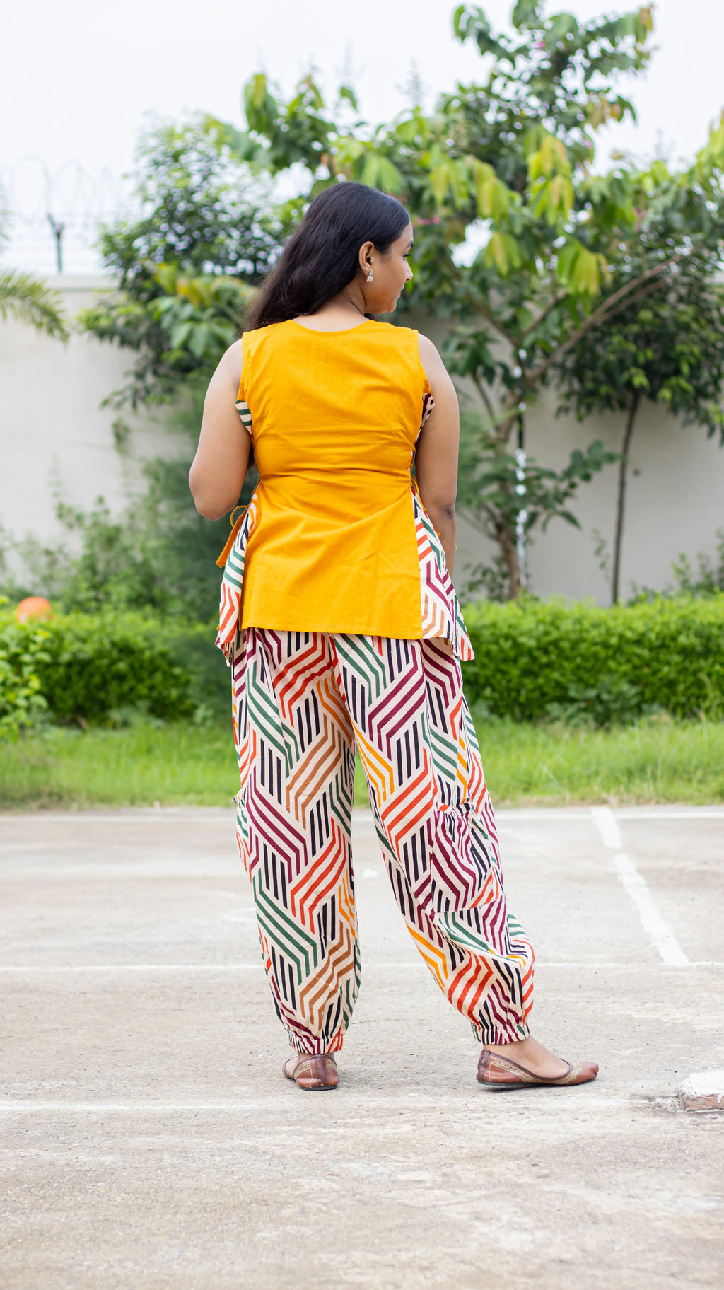 Printed Yellow Co-ord Set II