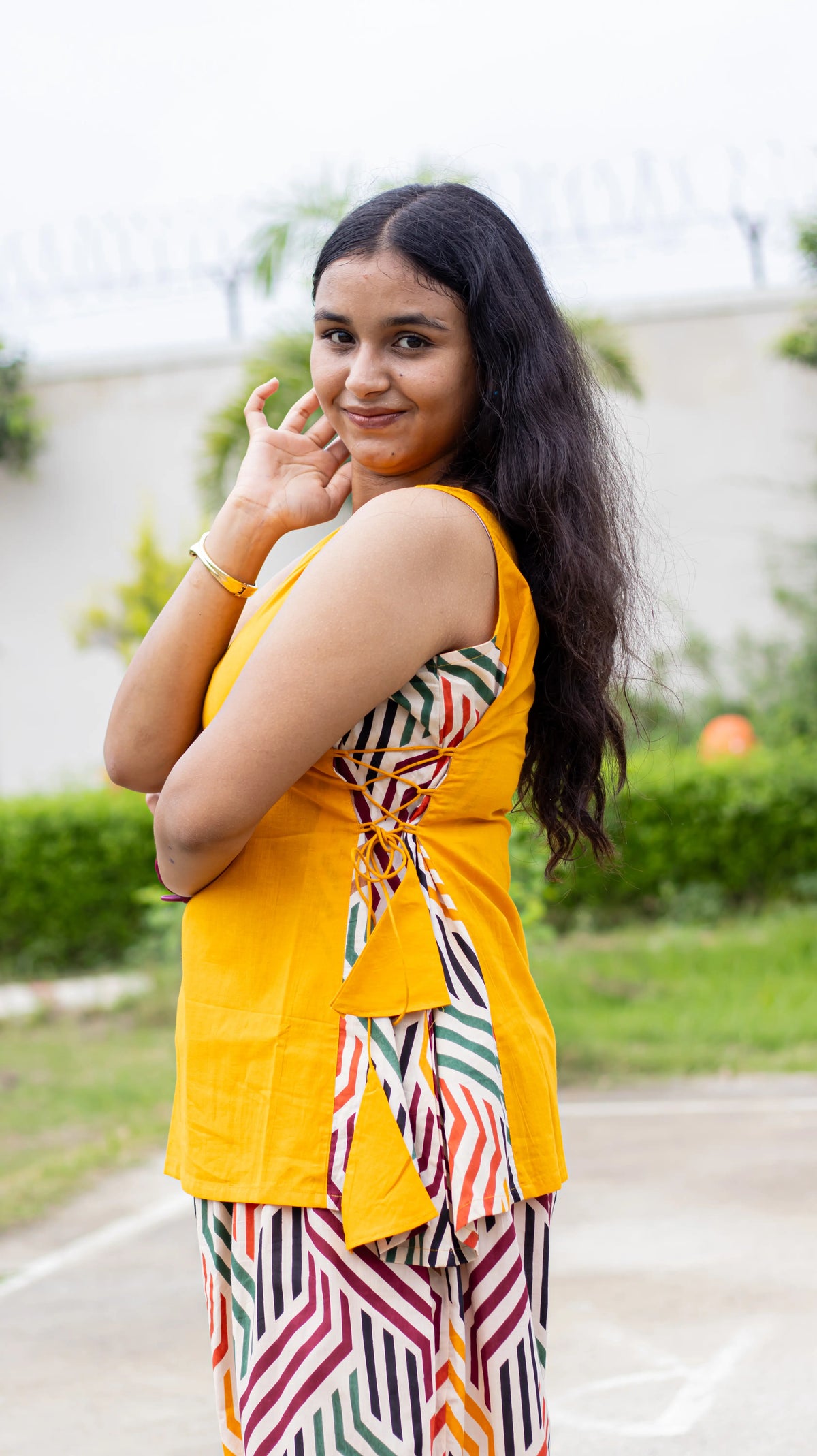Printed Yellow Co-ord Set II