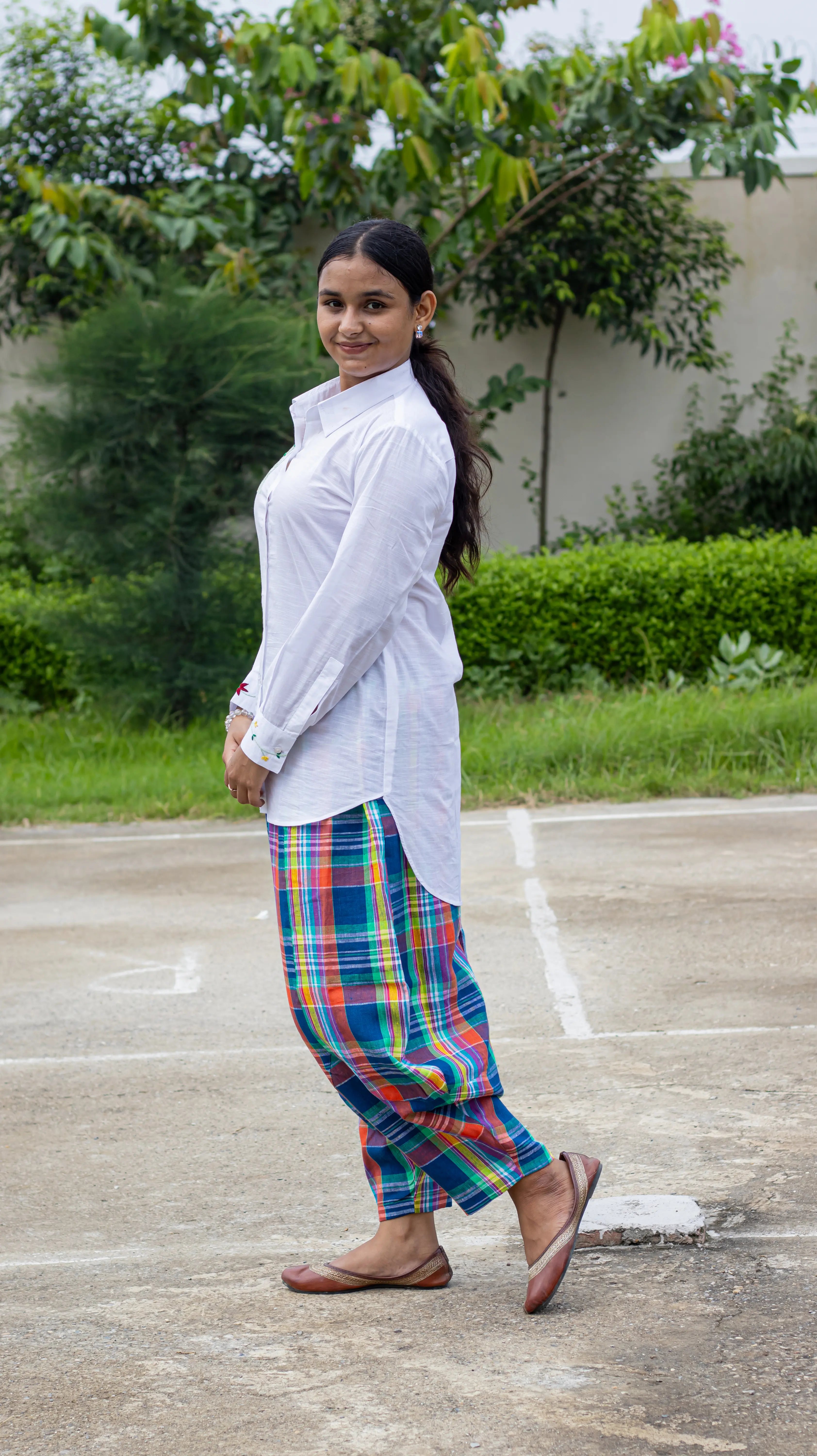 Embroidered Shirt with Comfort Pant