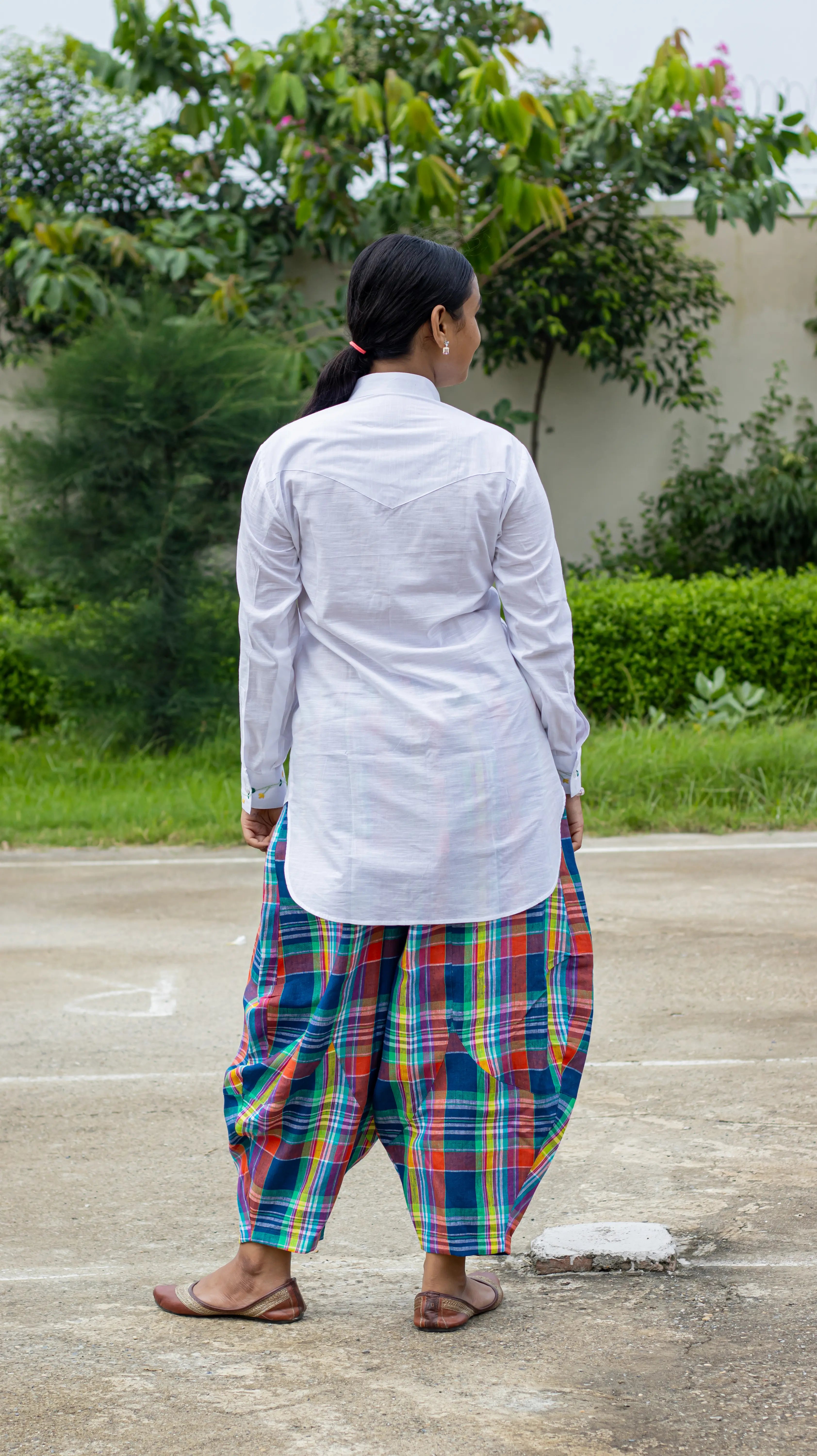 Embroidered Shirt with Comfort Pant