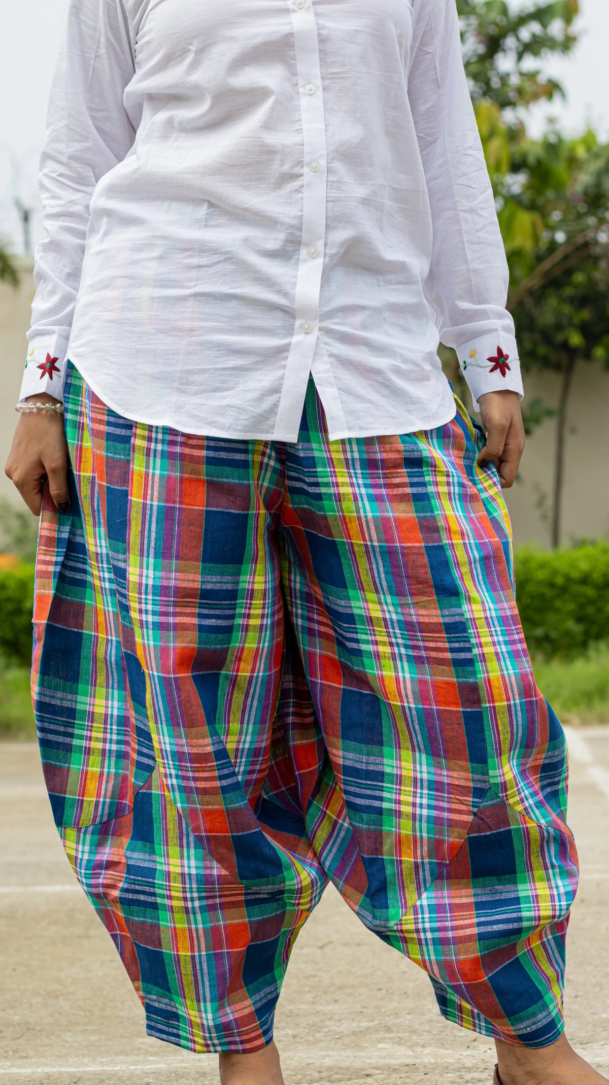 Embroidered Shirt with Comfort Pant