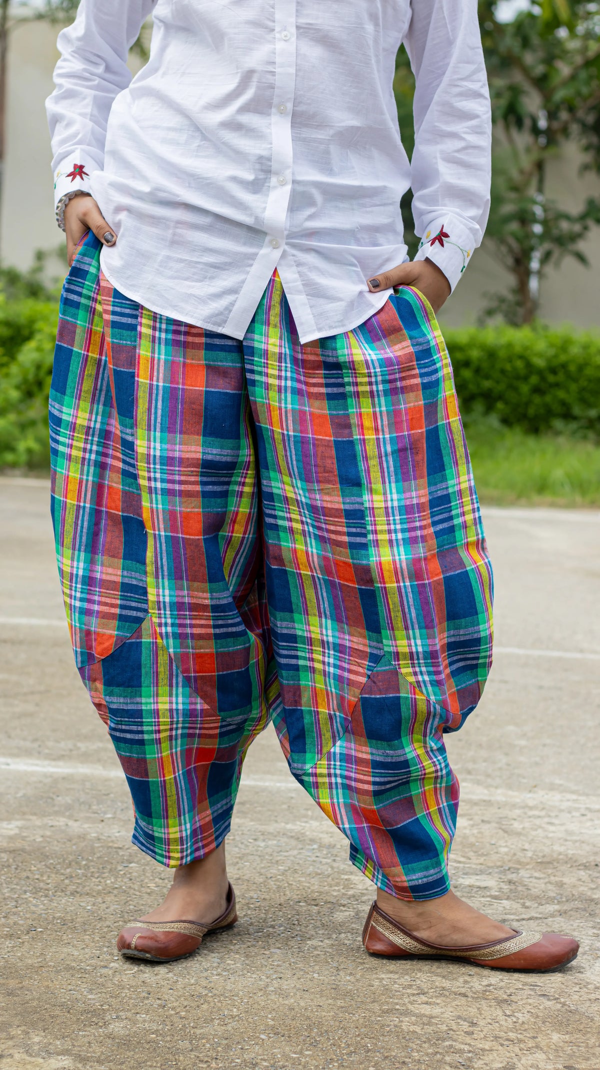 Embroidered Shirt with Comfort Pant